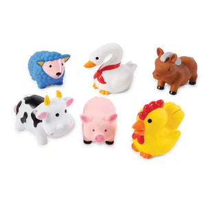 Farm Animal Bath Toy Set