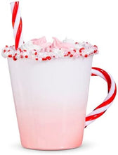 Load image into Gallery viewer, Pink Cocoa Glass Ornament
