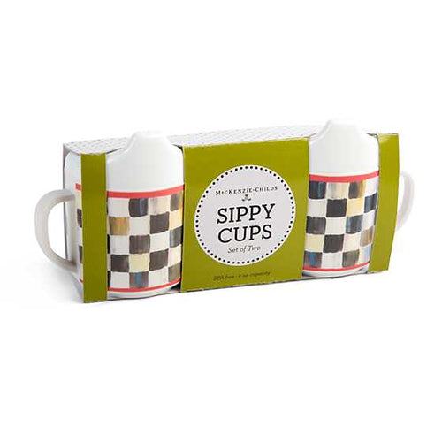 Courtly Check Sippy Cups Set of 2
