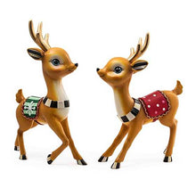 Load image into Gallery viewer, Granny Kitsch Tabletop Deer, Set of 2