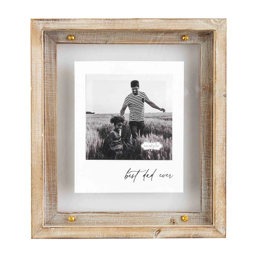 Best Dad Ever Brass Picture Frame