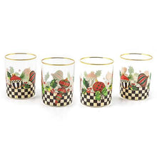 Load image into Gallery viewer, Deck The Halls Glass Tumblers, Set of 4