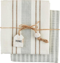 Load image into Gallery viewer, Mixed Waffle Cotton Towel Set