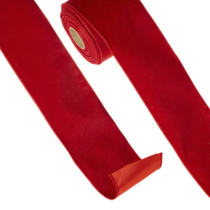 Red Velvet Wired Ribbon