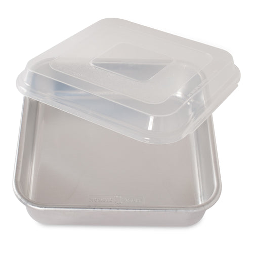 Square Cake Pan with Lid