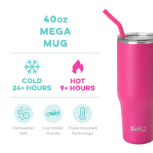 Load image into Gallery viewer, Hot Pink Mega Mug (40oz)
