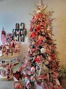 Pink Gingerbread Cloche Ornament