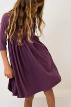 Load image into Gallery viewer, Vintage Violet Twirl Dress