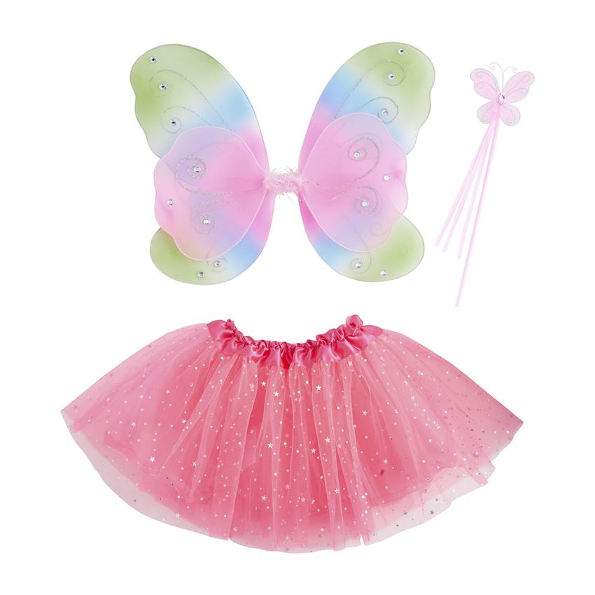 Hot Pink Fairy Dress Up Set