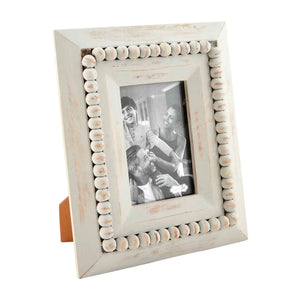 Small Gray Bead Wood Frame 4x6