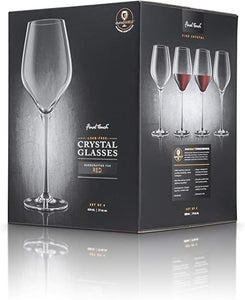 Final Touch Red Wine Glasses Set of 4