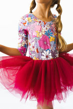 Load image into Gallery viewer, Mauve What&#39;s Up Buttercup 3/4 Tutu Leotard
