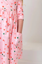Load image into Gallery viewer, Dots of Color Pocket Twirl Dress