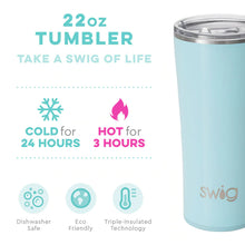 Load image into Gallery viewer, Shimmer Aquamarine Tumbler (22oz)