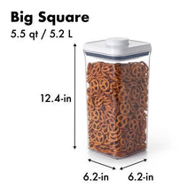 Load image into Gallery viewer, OXO Pop Container Big Square Tall 6qt