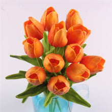 Load image into Gallery viewer, Real Touch Tulip Bundle - Orange